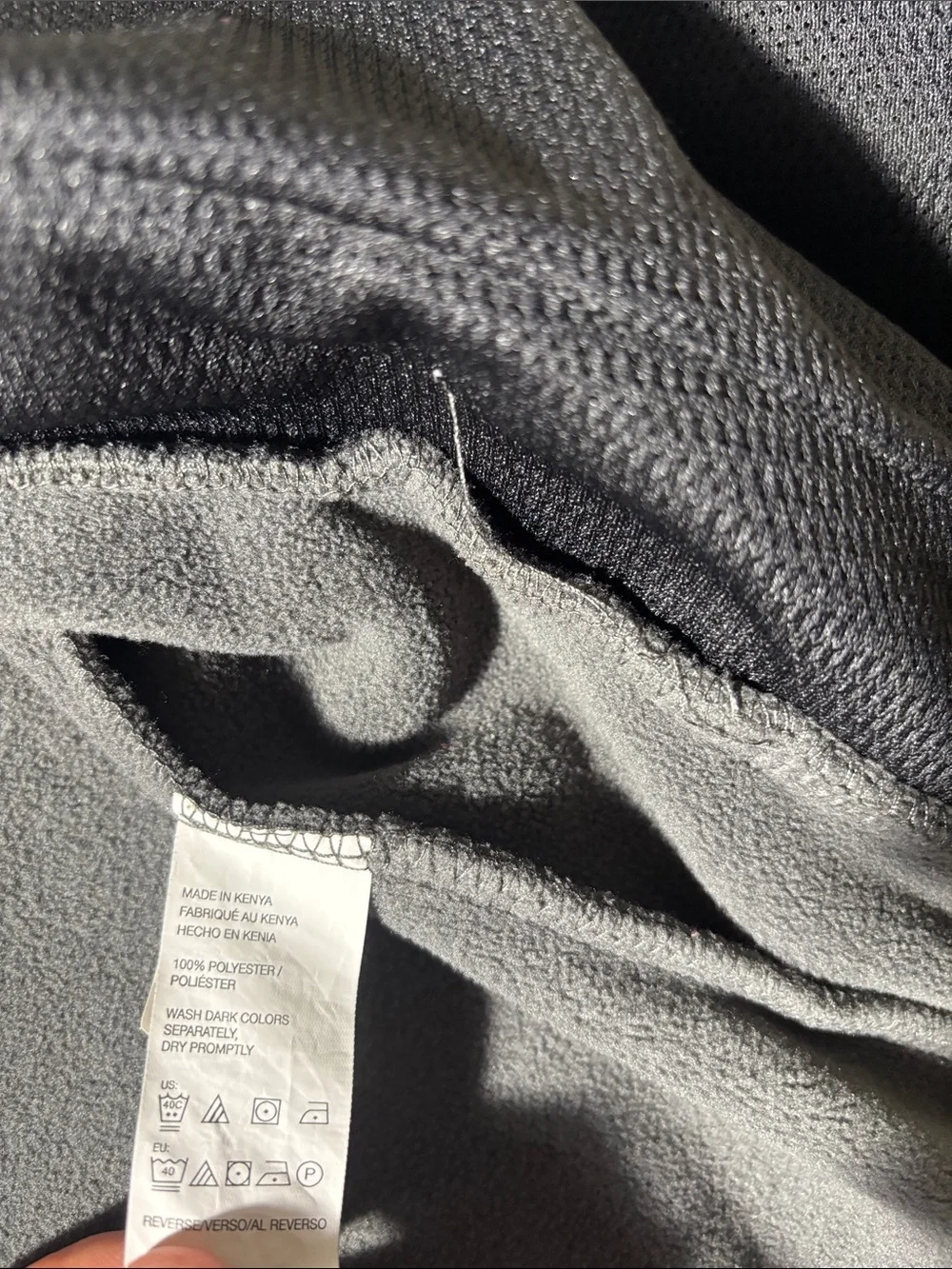 IZOD PerformX Men’s Medium Gray Fleece Full Zip Vest Outdoor Casual